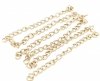 320b Przedłużka ok 2,5cm do bransoletki łańcuszka pozłacana 18k Xuping